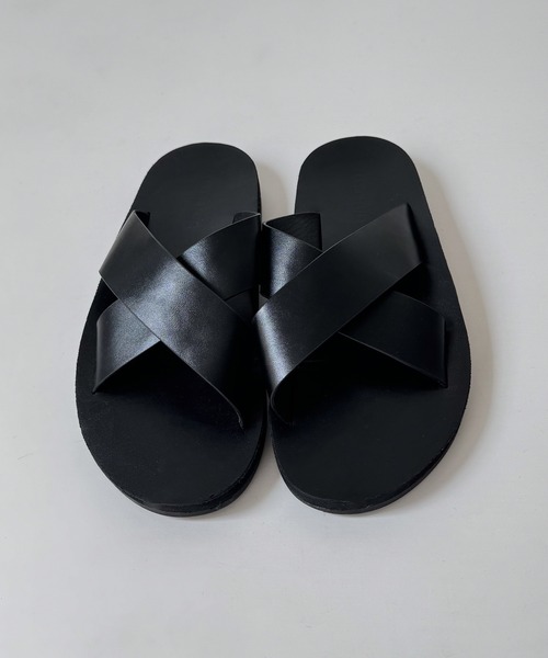 CANAL JEAN（キャナルジーン）の「El mar　クロスサンダル（サンダル・レディース・ネイビー/ベージュ/ブラック/ダークブラウン・SMALL/LARGE/MEDIUM）」の16枚目の写真