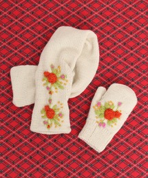 【WEB別注】ネパールハンドニット 刺繍マフラー