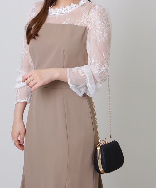 Lace Ladies(レースレディース)の「メタリック リング コンパクト がま口 ハンドバッグ(クラッチバッグ・レディース・グレー/シルバー/ブラック/ゴールド・FREE)」の11枚目の写真