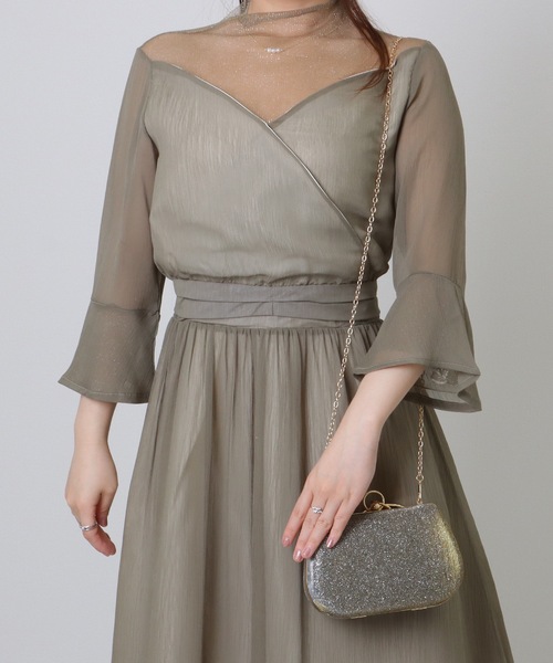 Lace Ladies(レースレディース)の「メタリック リング コンパクト がま口 ハンドバッグ(クラッチバッグ・レディース・グレー/シルバー/ブラック/ゴールド・FREE)」の18枚目の写真