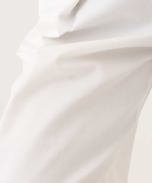 a.v.v（アーヴェヴェ）の「【洗える】チノタックワイドパンツ（チノパンツ・レディース・ベージュ/アイボリー・40/36/38/42/34）」の4枚目の写真