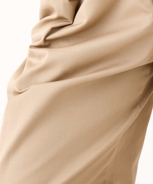 a.v.v（アーヴェヴェ）の「【洗える】チノタックワイドパンツ（チノパンツ・レディース・ベージュ/アイボリー・40/36/38/42/34）」の5枚目の写真