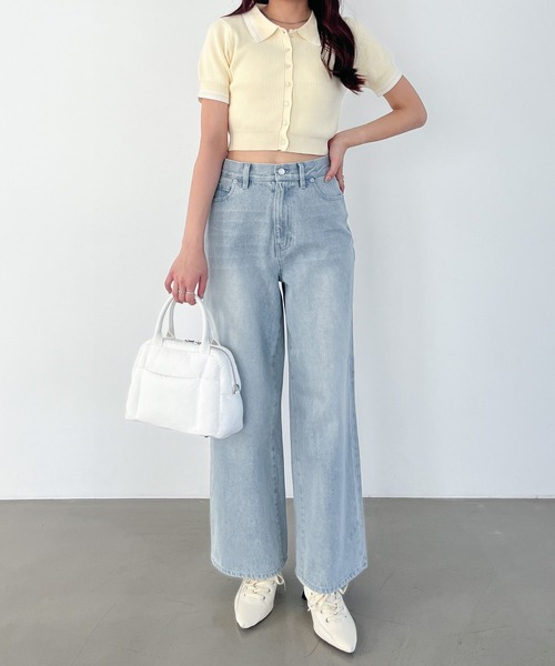 セール】ベーシック ストレートデニムパンツ 135764（デニムパンツ