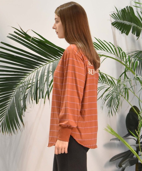 ROXY(ロキシー)の「ROXY/ロキシー ロンT RLT244044(Tシャツ/カットソー・レディース・ブラック/オフホワイト/ライトブラウン・L/M)」の15枚目の写真