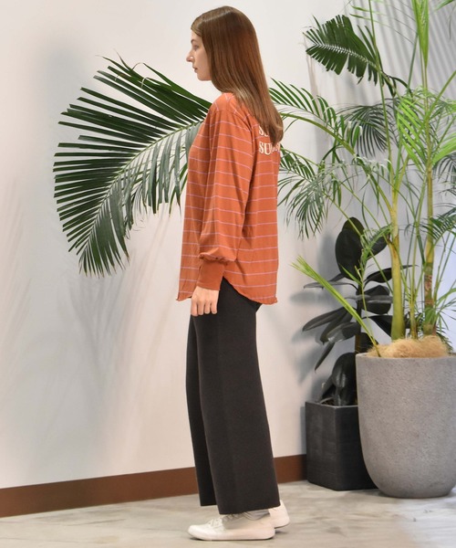 ROXY(ロキシー)の「ROXY/ロキシー ロンT RLT244044(Tシャツ/カットソー・レディース・ブラック/オフホワイト/ライトブラウン・L/M)」の18枚目の写真