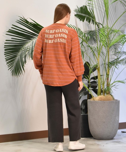 ROXY(ロキシー)の「ROXY/ロキシー ロンT RLT244044(Tシャツ/カットソー・レディース・ブラック/オフホワイト/ライトブラウン・L/M)」の19枚目の写真