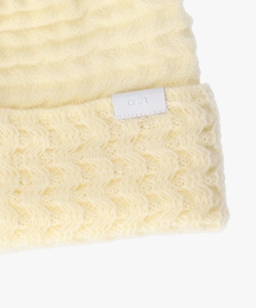 arth(アース)の「arth Wave Knit Watch / アース(ニットキャップ/ビーニー・メンズ・ホワイト/ブラウン/ブラック/ブルー・57~59cm)」の7枚目の写真