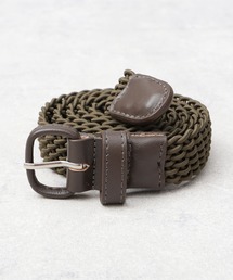 A.M.S.（エーエムエス）の「革巻きバックル 大人のゴムメッシュベルト ビジネス対応（ベルト）」