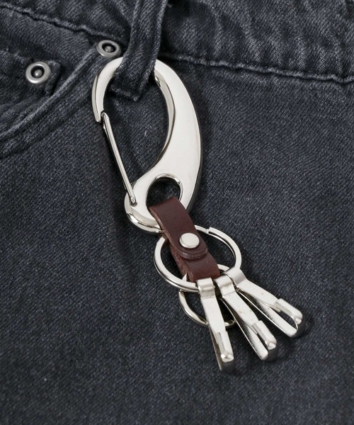 セール】MADE IN JAPAN Keyring/日本製 本革 カラビナ