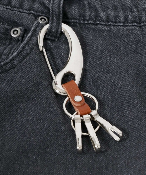 セール】MADE IN JAPAN Keyring/日本製 本革 カラビナ