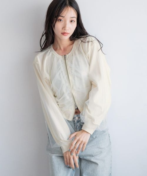 楽天市場】【SALE／20%OFF】【前後着用可能】チュールレース2WAY
