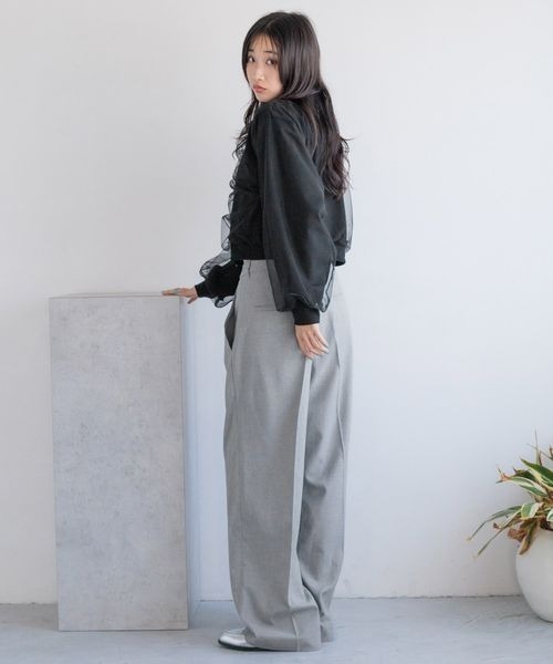 セール】チュールドッキングカーディガン 138852（カーディガン