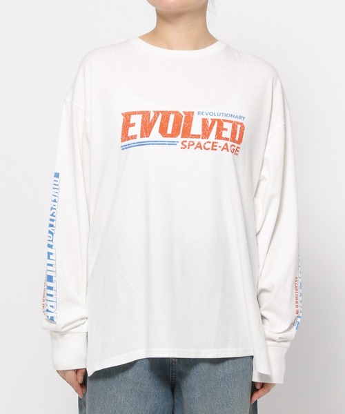 LOWRYS FARM(ローリーズファーム)の「FIRMロゴカコウTシャツLS 144278(Tシャツ/カットソー・レディース・オフホワイト/グレー・FREE)」の19枚目の写真