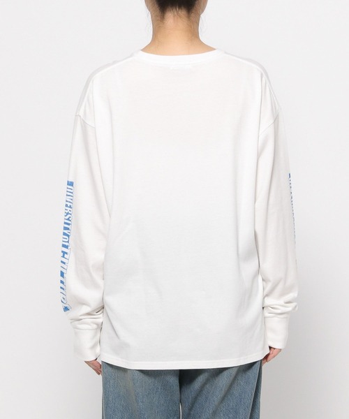 LOWRYS FARM(ローリーズファーム)の「FIRMロゴカコウTシャツLS 144278(Tシャツ/カットソー・レディース・オフホワイト/グレー・FREE)」の21枚目の写真