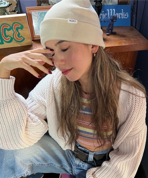 ROXY(ロキシー)の「FRESH MOON/ロキシーニットボーダータンクトップ(タンクトップ・レディース・ピンク・MEDIUM/SMALL)」の5枚目の写真