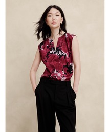 BANANA REPUBLIC FACTORY STORE　　キャップスリーブ ブラウス