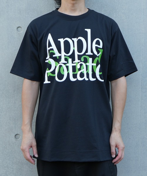 JAM HOME MADE（ジャムホームメイド）の「アップル Tシャツ（Tシャツ/カットソー・メンズ・ブラック/ホワイト・S/M/L/XL）」の6枚目の写真