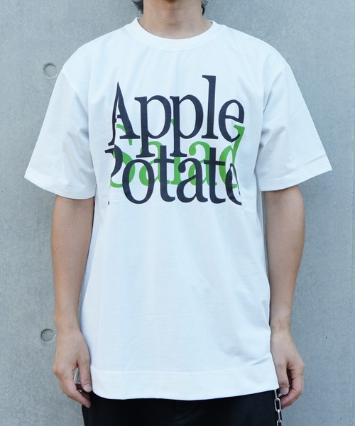 JAM HOME MADE（ジャムホームメイド）の「アップル Tシャツ（Tシャツ/カットソー・メンズ・ブラック/ホワイト・S/M/L/XL）」の5枚目の写真