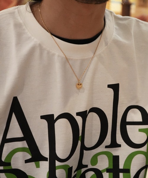 JAM HOME MADE（ジャムホームメイド）の「アップル Tシャツ（Tシャツ/カットソー・メンズ・ブラック/ホワイト・S/M/L/XL）」の11枚目の写真
