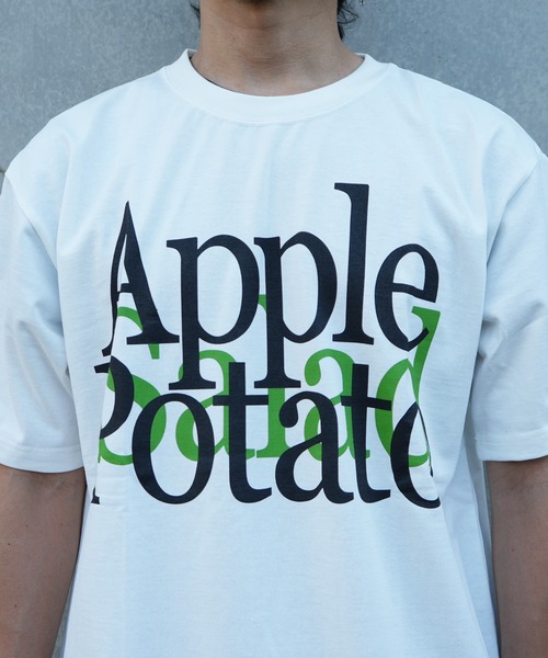 JAM HOME MADE（ジャムホームメイド）の「アップル Tシャツ（Tシャツ/カットソー・メンズ・ブラック/ホワイト・S/M/L/XL）」の10枚目の写真