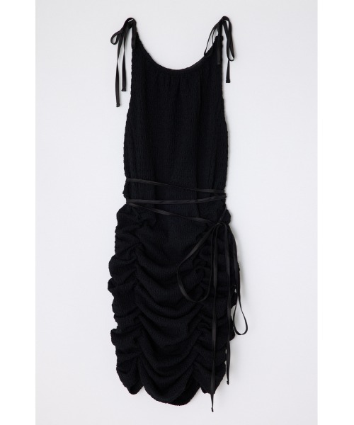 LAGUA GEM（ラグアジェム）の「BUMPY MIX キャミワンピース（ワンピース・レディース・ホワイト/ブラック/カーキ・FREE）」の8枚目の写真