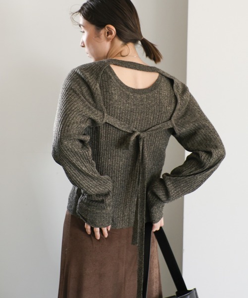 セール】リブニットボレロセットトップス（ニット/セーター）｜select  