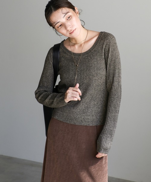 セール】リブニットボレロセットトップス（ニット/セーター）｜select  
