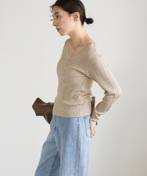 セール】リブニットボレロセットトップス（ニット/セーター