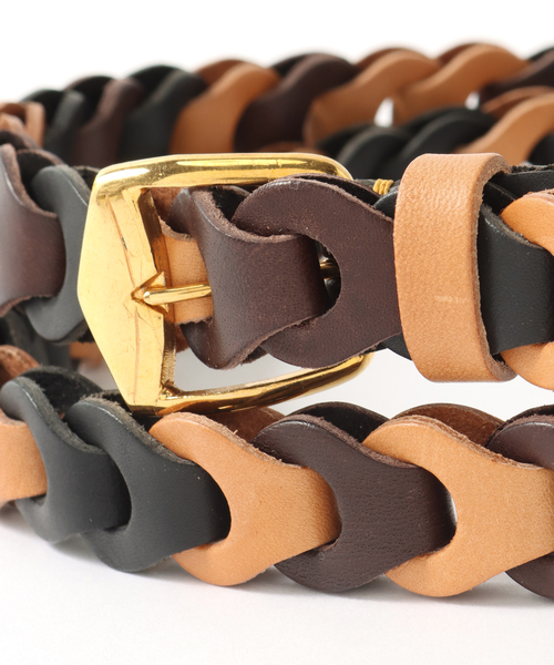 Ms BRAQUE × il micio フルハンド ダブルリング ベルト m's braque