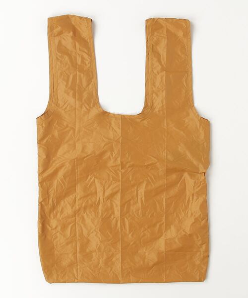 NANGA（ナンガ）の「NANGA POCKETABLE ECO BAG(LIVE THE LIFE)/ナンガ ポケッタブル エコバッグ（エコバッグ/サブバッグ・メンズ・ブラック/ブラウン系その他/マスタード/ゴールド/グレー/オレンジ/ターコイズブルー・FREE）」の13枚目の写真