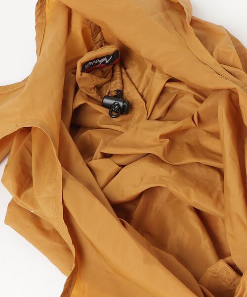 NANGA（ナンガ）の「NANGA POCKETABLE ECO BAG(LIVE THE LIFE)/ナンガ ポケッタブル エコバッグ（エコバッグ/サブバッグ・メンズ・ブラック/ブラウン系その他/マスタード/ゴールド/グレー/オレンジ/ターコイズブルー・FREE）」の15枚目の写真