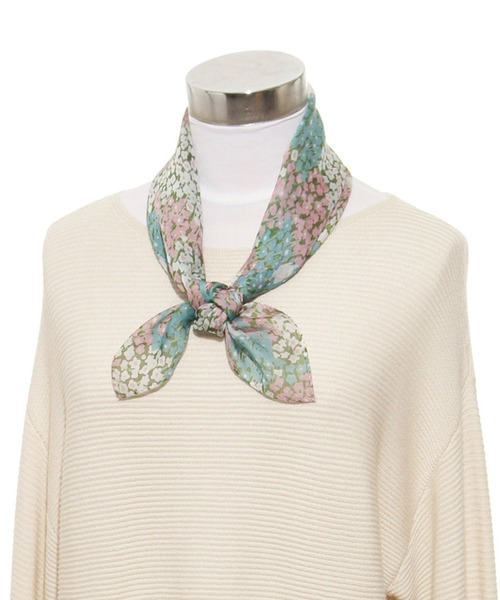 WEB限定】シルクシフォンスカーフ（バンダナ/スカーフ