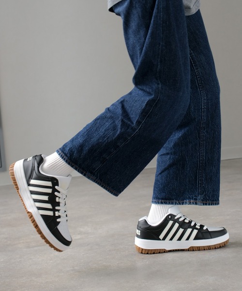 K-SWISS(ケースイス)の「【K-SWISS/ケースイス】サイドライン レースアップスニーカー(スニーカー・メンズ・ホワイト/ブラック・26.5cm/26.0cm/25.5cm/25.0cm/24.5cm/24.0cm/23.5cm/23.0cm/27.5cm/27.0cm)」の20枚目の写真