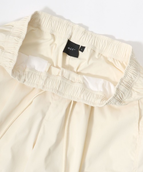 Salong hameu（サロン ハミュー）の「タックワイドカーゴパンツ/バレルパンツ/バルーンパンツ メンズ レディース ユニセックス（カーゴパンツ・メンズ・ホワイト/ブラック/ブラウン/カーキ/マスタード/グレイッシュベージュ/ホワイト系1/ピンク/ネイビー・M/L/XL）」の17枚目の写真