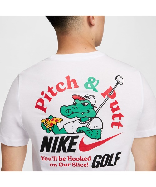 NIKE（ナイキ）の「ナイキ NIKE ナイキ ゴルフ S/S Tシャツ OC（Tシャツ/カットソー・メンズ・ホワイト/ライトグリーン・L/LL/3L/S/M）」の5枚目の写真
