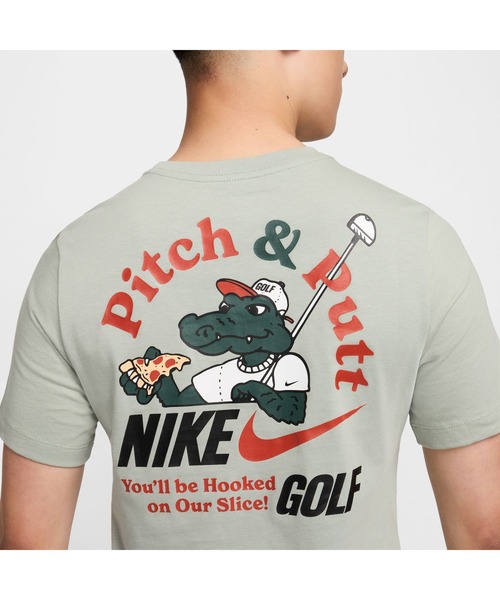 NIKE（ナイキ）の「ナイキ NIKE ナイキ ゴルフ S/S Tシャツ OC（Tシャツ/カットソー・メンズ・ホワイト/ライトグリーン・L/LL/3L/S/M）」の6枚目の写真
