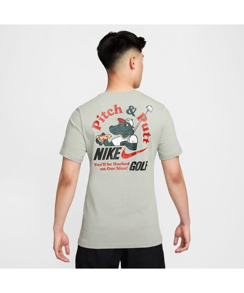 NIKE（ナイキ）の「ナイキ NIKE ナイキ ゴルフ S/S Tシャツ OC（Tシャツ/カットソー・メンズ・ホワイト/ライトグリーン・L/LL/3L/S/M）」の8枚目の写真