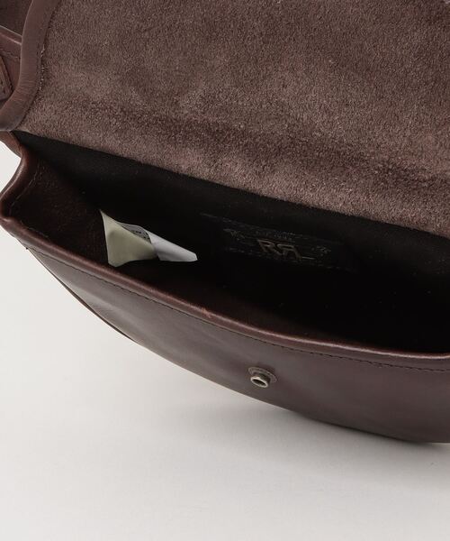 ダブルアールエル RRL ブラウンレザー ボディバッグ RRL（ダブル アール エル）の「（限定コレクション）レザー ベルト
