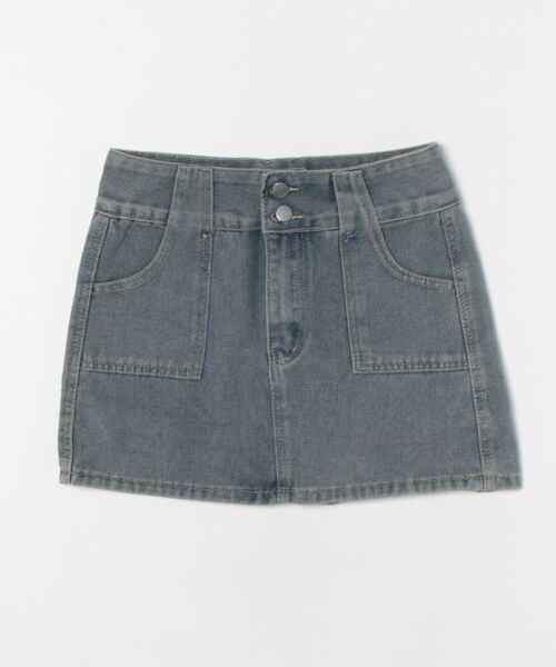 SAINT LAURENT サンローラン ブルー デニムミニスカート 27 SAINT LAURENT サンローラン ブルー デニムミニスカート 27 SAINT