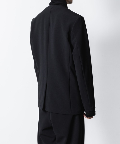 ATTACHMENT(アタッチメント)の「PE ストレッチ ダブルクロス カラーレスジャケット / PE STRETCH DOUBLE CLOTH COLLARLESS JKT(ノーカラージャケット・メンズ・ブラック/グレー系1/ライトグレー系・1/2/3)」の15枚目の写真