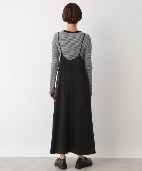 LEPSIM(レプシィム)の「2WAYキャミワンピース 133338(ワンピース・レディース・アイボリー/ブラック/ブルー/カーキブラウン/チャコールグレー・FREE)」の17枚目の写真