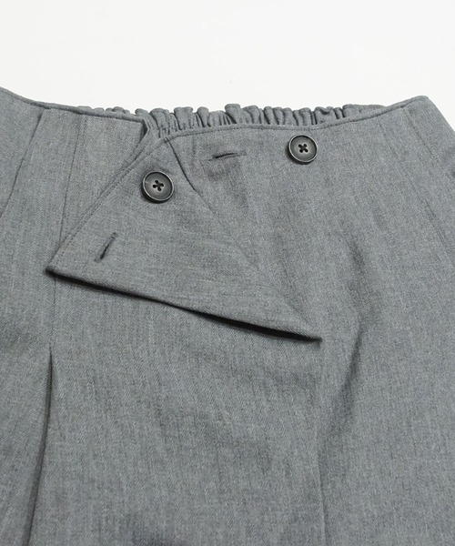 coca(coca)(コカ)の「レイヤードタックワイドパンツ(その他パンツ・レディース・ブラック/グレー・L/M)」の15枚目の写真