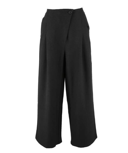 coca(coca)(コカ)の「レイヤードタックワイドパンツ(その他パンツ・レディース・ブラック/グレー・L/M)」の19枚目の写真