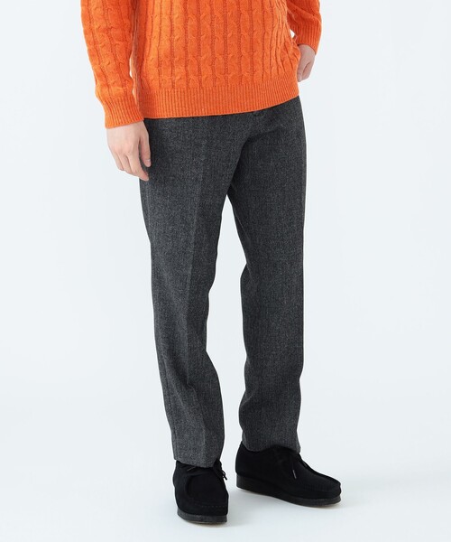 BEAMS HEART(ビームスハート)の「シャークスキン スラックス(チノパンツ・メンズ・チャコールグレー/ブラウン系その他2・SMALL/MEDIUM/LARGE)」の8枚目の写真