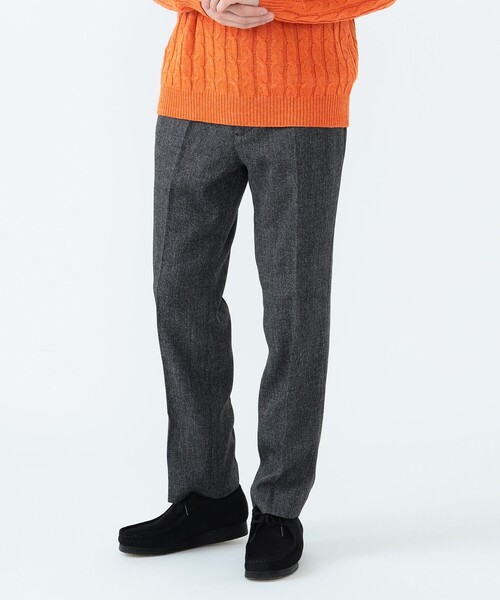 BEAMS HEART(ビームスハート)の「シャークスキン スラックス(チノパンツ・メンズ・チャコールグレー/ブラウン系その他2・SMALL/MEDIUM/LARGE)」の9枚目の写真
