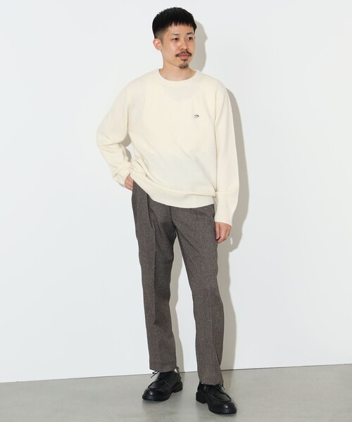 BEAMS HEART(ビームスハート)の「シャークスキン スラックス(チノパンツ・メンズ・チャコールグレー/ブラウン系その他2・SMALL/MEDIUM/LARGE)」の11枚目の写真