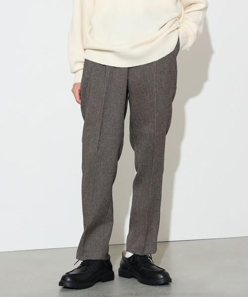 BEAMS HEART(ビームスハート)の「シャークスキン スラックス(チノパンツ・メンズ・チャコールグレー/ブラウン系その他2・SMALL/MEDIUM/LARGE)」の12枚目の写真