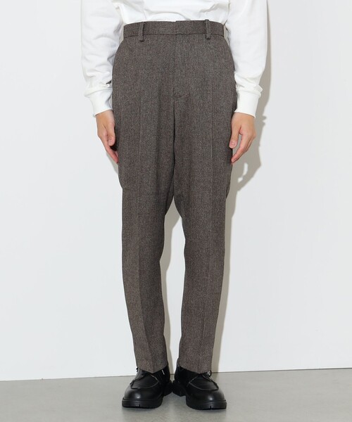 BEAMS HEART(ビームスハート)の「シャークスキン スラックス(チノパンツ・メンズ・チャコールグレー/ブラウン系その他2・SMALL/MEDIUM/LARGE)」の14枚目の写真