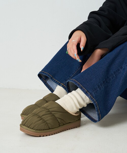 FREAK'S STORE(フリークスストア)の「限定展開 キルティングモックシューズ(その他シューズ・レディース・ブラック/オリーブ/ベージュ/ナチュラル・38/37/36)」の21枚目の写真