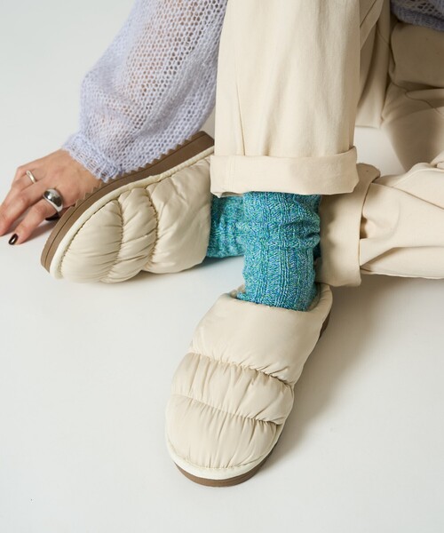 FREAK'S STORE(フリークスストア)の「限定展開 キルティングモックシューズ(その他シューズ・レディース・ブラック/オリーブ/ベージュ/ナチュラル・38/37/36)」の9枚目の写真